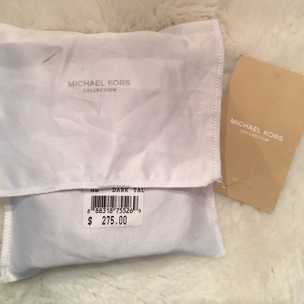 Michael Kors Luxury Collection Taupe Celeste Card Wallet - Picture 7 of 14